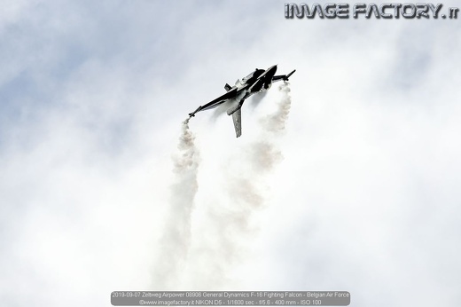 2019-09-07 Zeltweg Airpower 08906 General Dynamics F-16 Fighting Falcon - Belgian Air Force